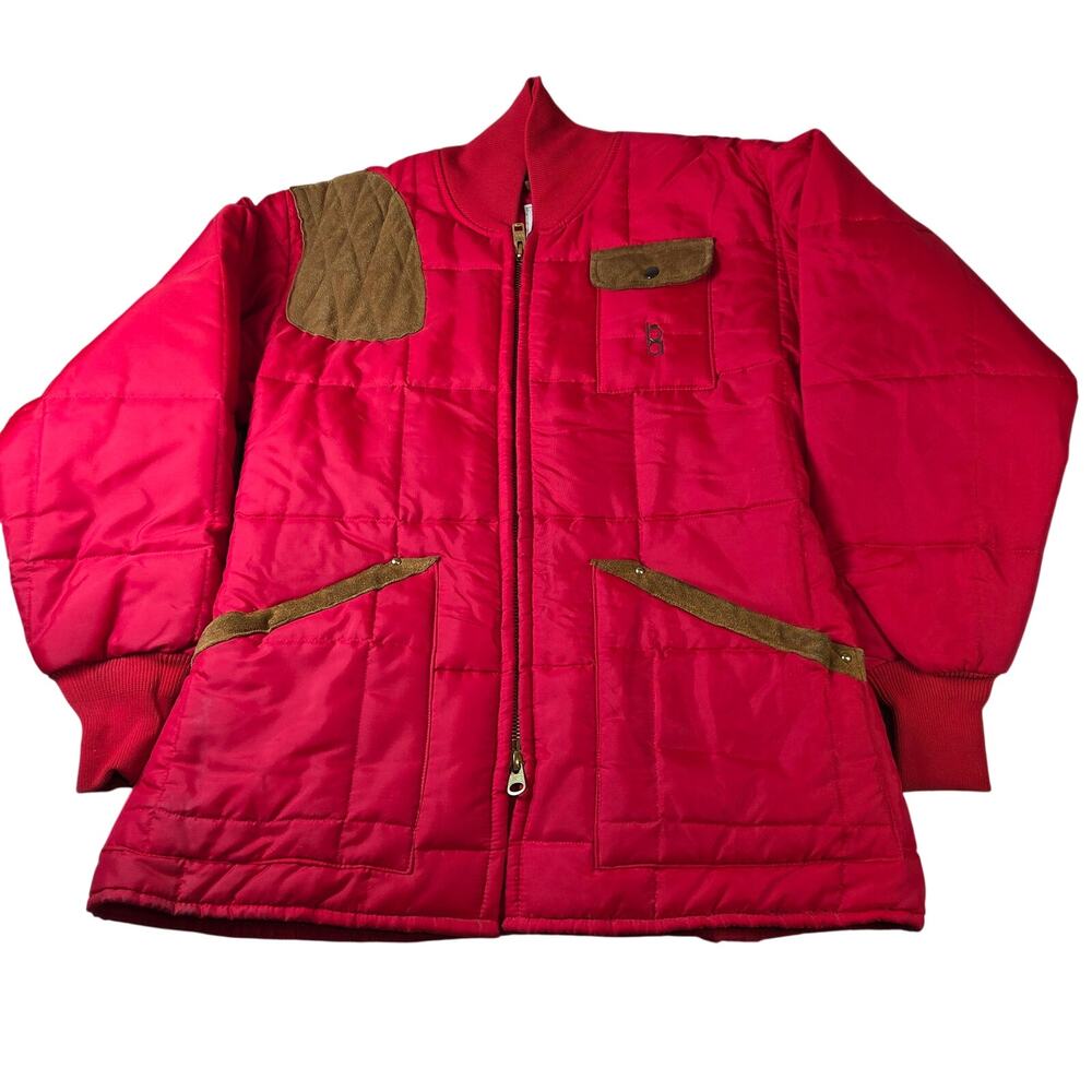 Bob Allen Sportswear Quilted Hunting Coat Jacket USA Made XL